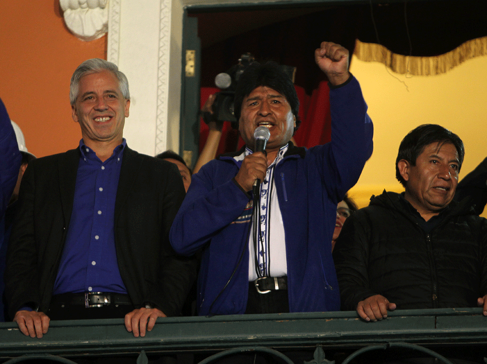 Evo Morales vence eleições na Bolívia e vai para 3º mandato