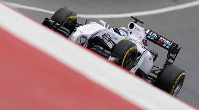 Williams Formula One driver Massa of Brazil pilots his car during the qualification round for the Austrian Grand Prix at the Red Bull Ring circuit in Spielberg