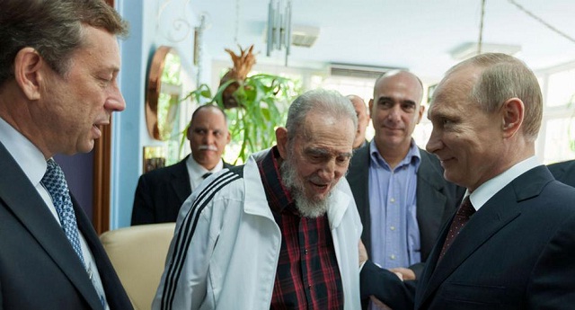 Vladimir Putin sostuvo una reunión con Fidel Castro durante su visita a La Habana. / Foto Reuters
