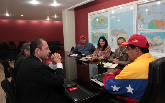 Maduro, con accionistas de Globovisión que tienen intereses en Miami