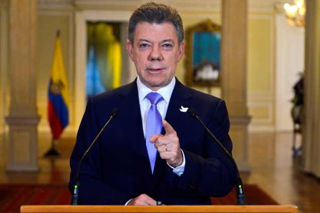Foto: Juan Manuel Santos, Presidente de Colombia / AFP