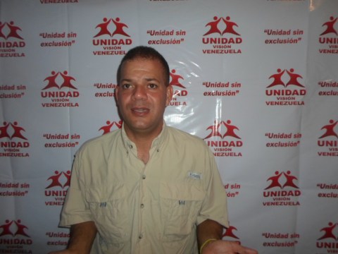 Foto: El secretario general nacional de Unidad Visión Venezuela, Omar Ávila