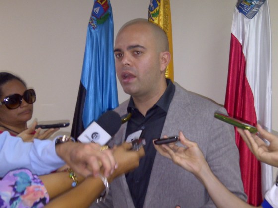 Foto: El concejal de Maracaibo, Leonardo Fernández  / Nota de prensa