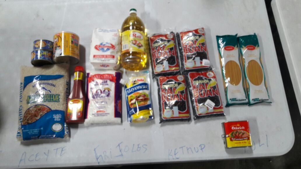 Detalles de los productos con los que rellenan las cajas Clap en Panamá / lapatilla.com