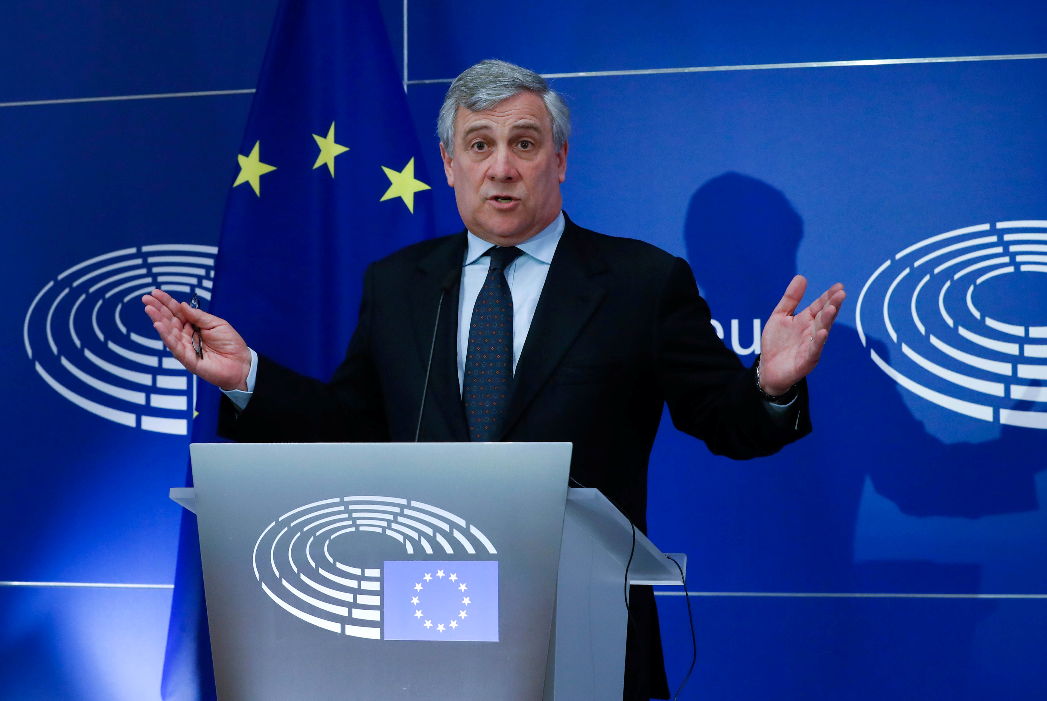 Antonio Tajani , presidente del Parlamento Europeo. REUTERS/Yves Herman
