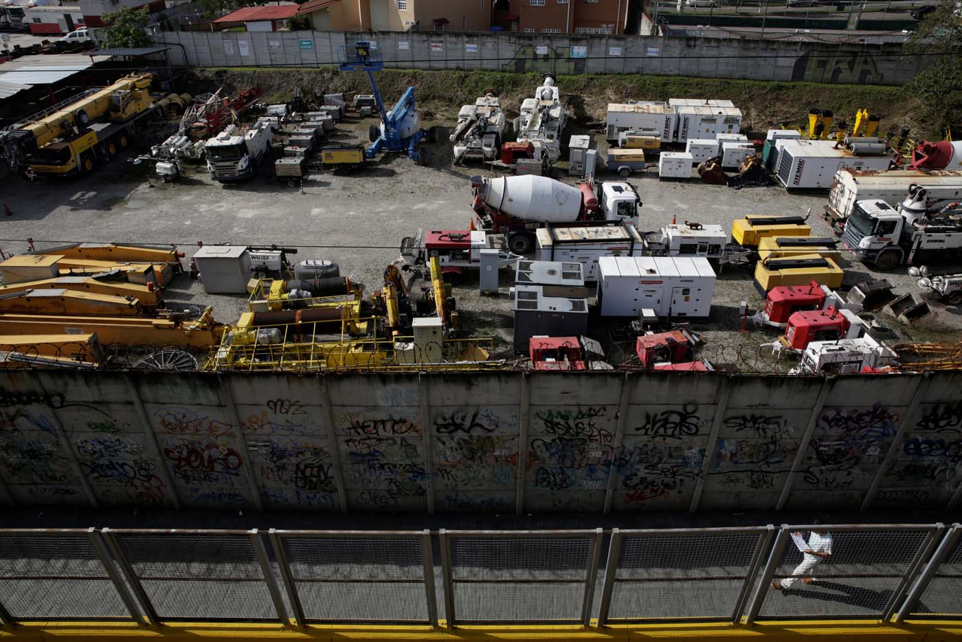 A view of the construction site by Odebrecht of a metro station is seen in San Antonio, Venezuela March 28, 2017. Picture taken March 28, 2017. REUTERS/Marco Bello