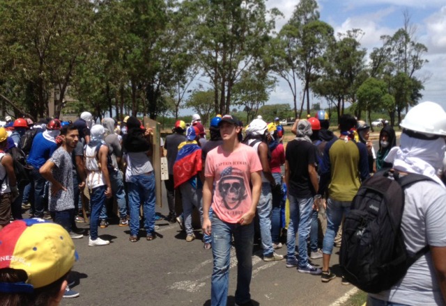 Foto: Referencial/ Protesta en Puerto Ordaz / Cortesía 