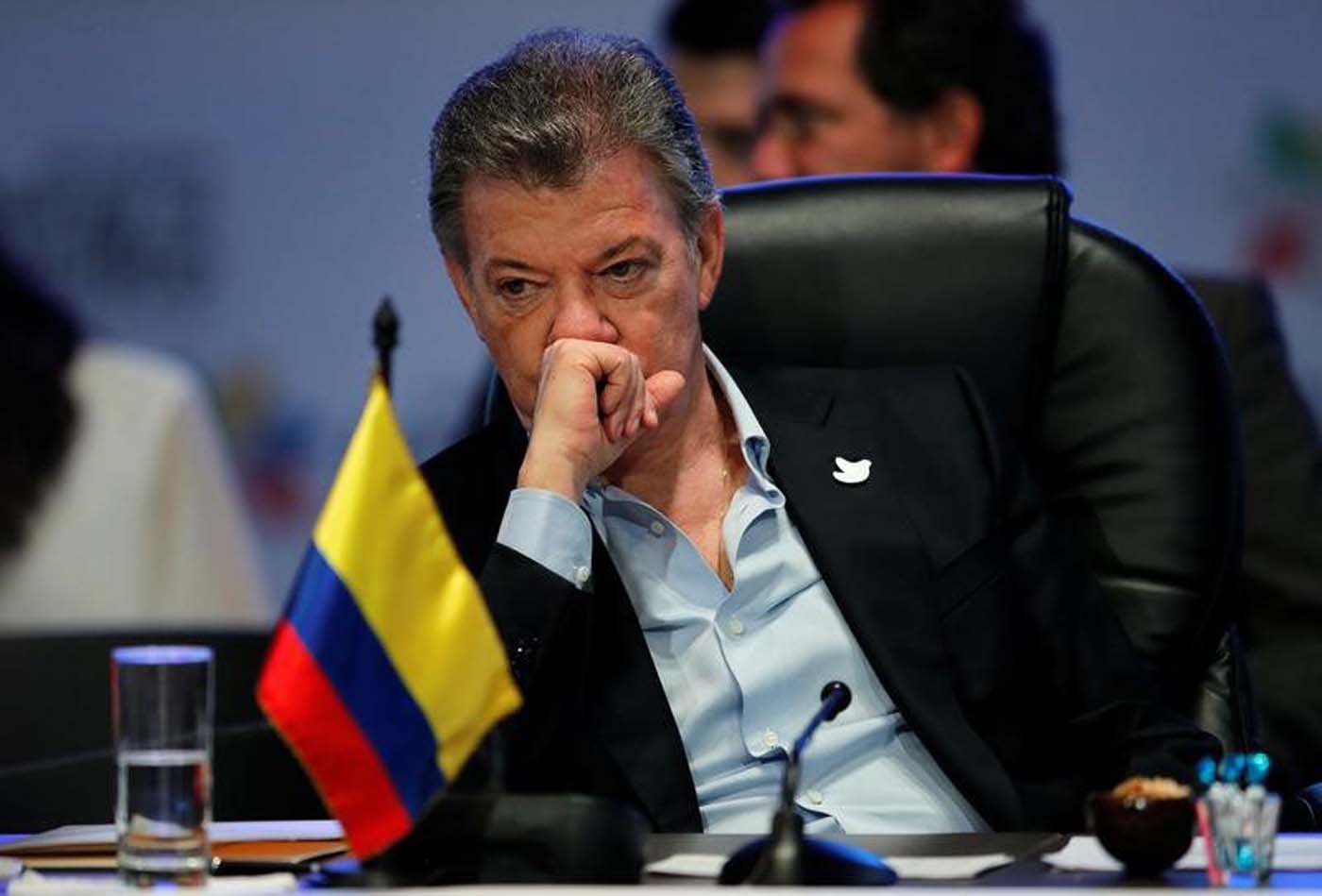 Imagen de archivo. El presidente de Colombia, Juan Manuel Santos, durante una cumbre de la Alianza del Pacífico en Cali, Colombia. 30 de junio de 2017. REUTERS/Jaime Saldarriaga