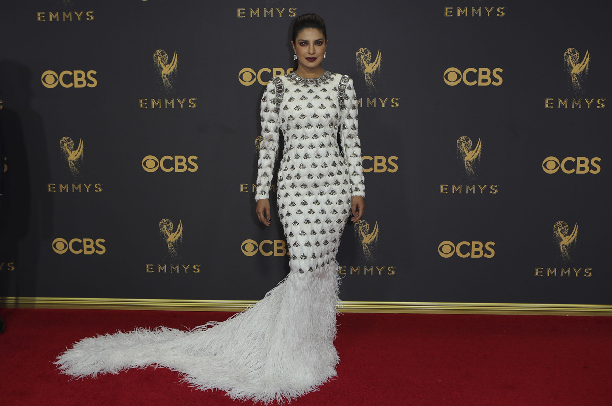 69th Primetime Emmy Awards – Arrivals – Los Angeles, California, U.S., 17/09/2017 - Priyanka Chopra. REUTERS/Mike Blake