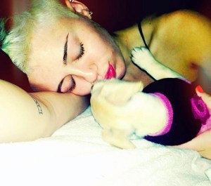 Esta es la última foto de Miley Cyrus en Twitter