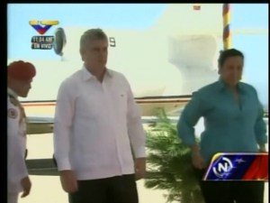Vicepresidente cubano llegó en avión venezolano (Fotos y Video)