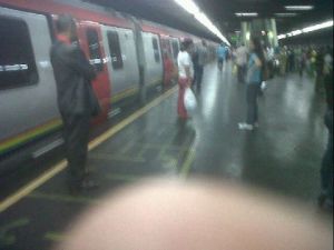 Reportan arrollamiento en la estación Altamira (foto)