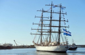 Argentina feliz porque llegó la “Libertad” a Mar del Plata