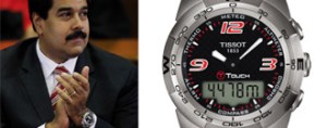 Con este reloj Nicolás Maduro cuenta las horas, minutos y segundos (fotodetalles)
