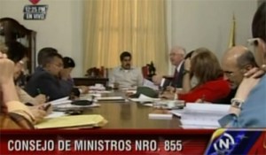 Maduro preside Consejo de Ministros número 855