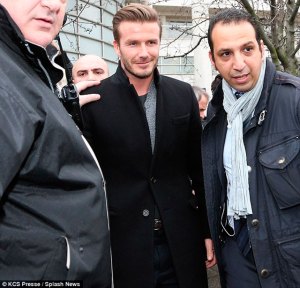 Llega a París la “pop-star” del fútbol mundial, David Beckham