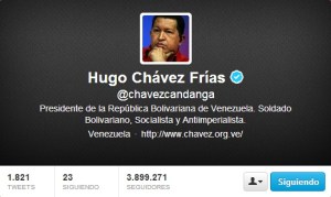 Mientras Chávez convalece, @chavezcandanga se apaga