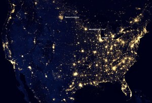 Así se ve Estados Unidos de noche desde el espacio (Foto)