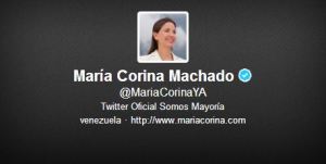 El trabalenguas de Maria Corina Machado en Twitter