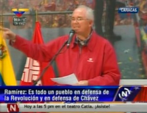 Ramírez: No se equivoquen, Pdvsa está con Chávez