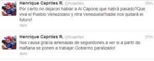 Capriles le respondió a Maduro