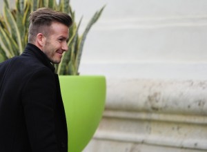 Beckham se une a la expedición del París SG en Valencia (Fotos)