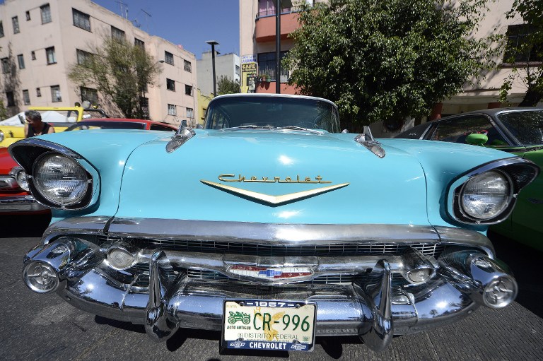 Exhibición de carros clásicos en México (Fotos)