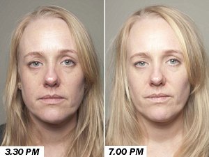 ¡Impactante! El rostro de una mujer a través del día (Fotos)