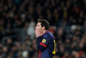 Messi, apagado como pocas veces