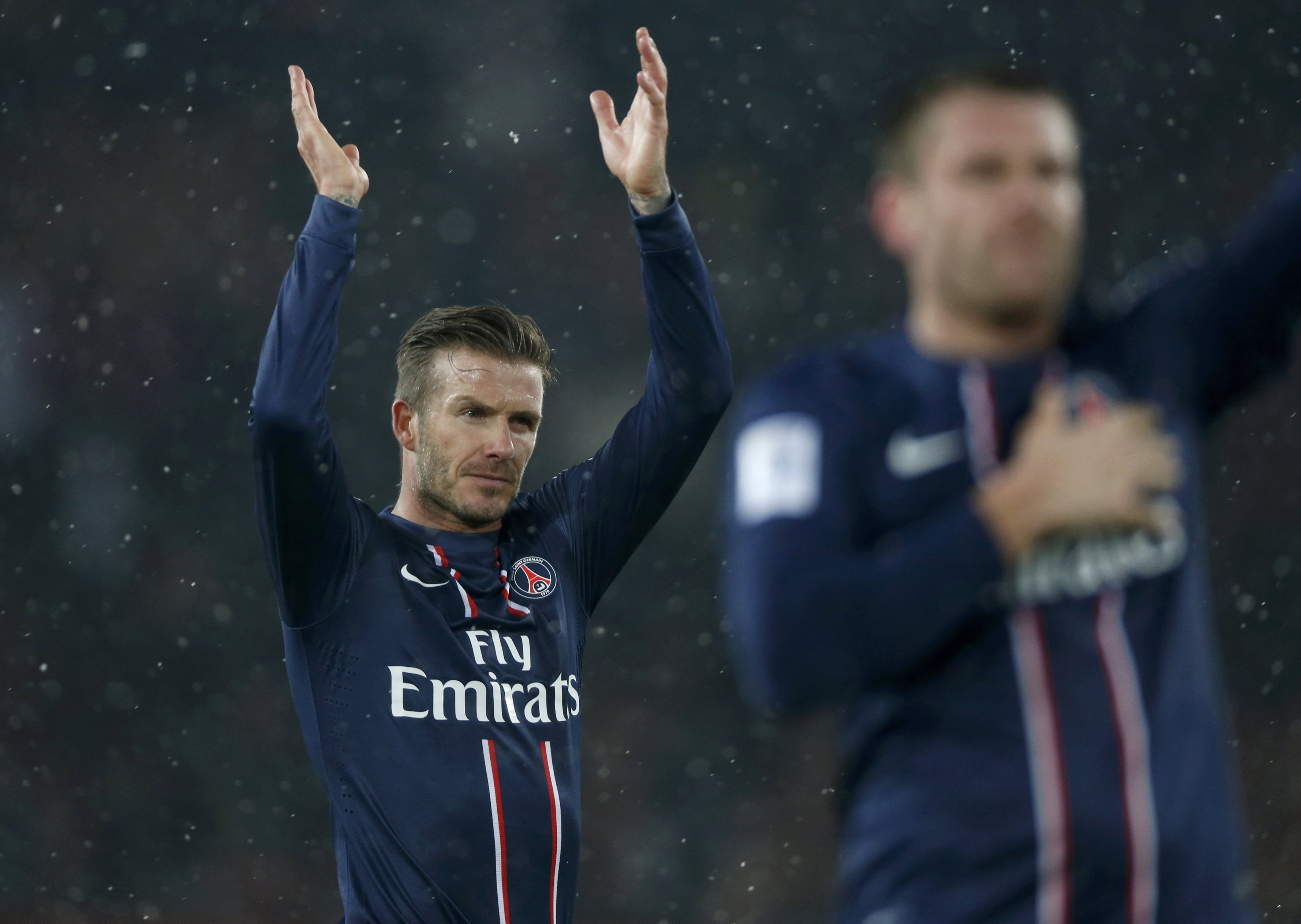 Beckham debutó con el París Saint Germain