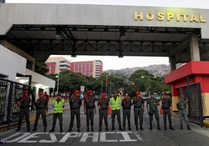 Refuerzan seguridad en las adyacencias del Hospital Militar de Caracas