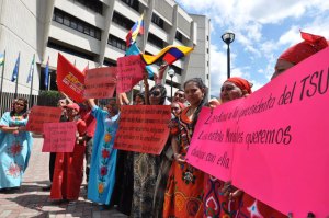 Mujeres wayúu inician huelga de hambre ante el TSJ (Video)
