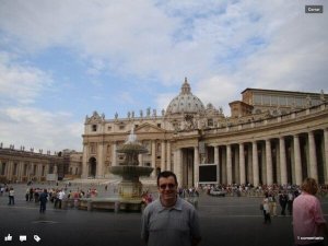 ¿Qué hace Laureano Márquez en el Vaticano? (foto)