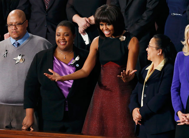 Michelle Obama repite modelo de Jason Wu en discurso del Estado de la Unión