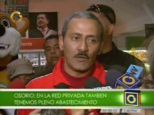Osorio: El pueblo organizado no permitirá especulaciones ni acaparamiento
