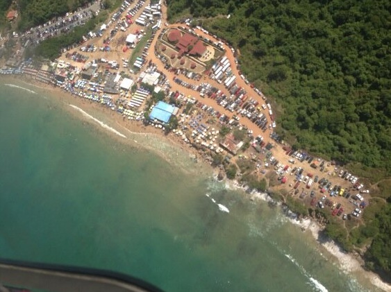 Imagen aérea de Puerto Francés en Higuerote (Foto)