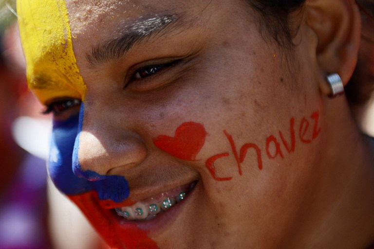 El chavismo también se concentró este domingo (FOTOS)