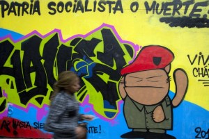 Chávez en las calles de París (Fotos)