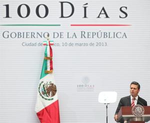 Peña Nieto cumple cien días en el poder comprometido con transformar a México