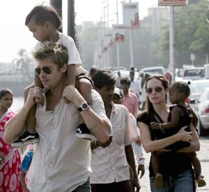 Brad Pitt y Angelina Jolie complacieron a sus hijos montando un zoo en su casa