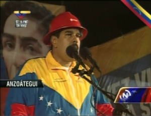 Maduro se reunió con trabajadores de Anzoátegui