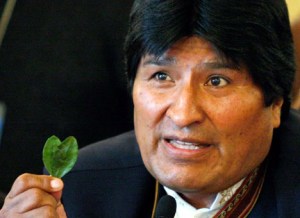 Evo Morales defendió a la hoja de coca durante la Convención de Viena