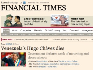 La prensa europea destaca carisma de Chávez y el incierto futuro de Venezuela