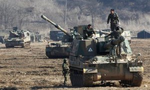 Surcoreanos y estadounidenses iniciaron maniobras militares conjuntas