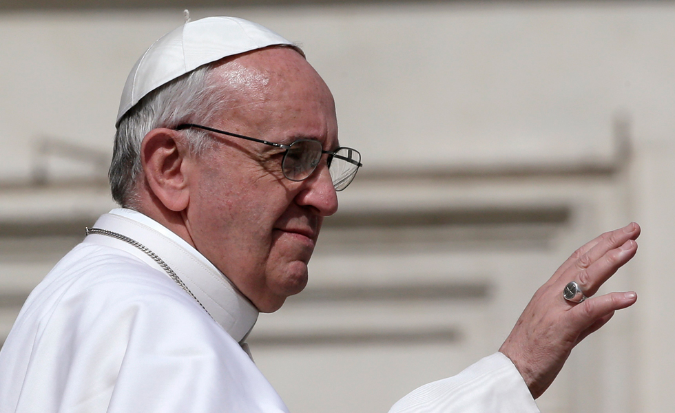 El papa Francisco invita a no tener miedo de ser y vivir como cristianos