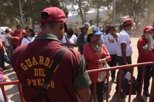 Seguridad desplegada para despedir a Chávez
