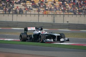 Pastor Maldonado quedó en el puesto 14 del GP en China