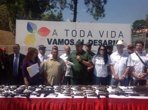Inhabilitan 679 armas de fuego en Caracas