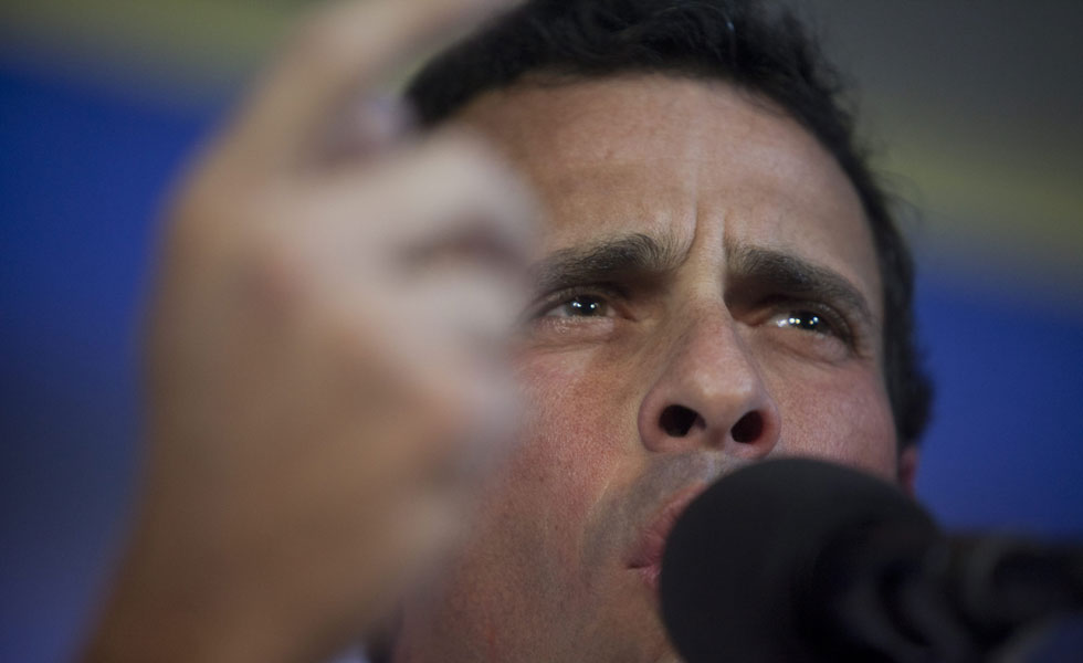 Capriles: A nosotros nos robaron una elección y estamos dando la lucha