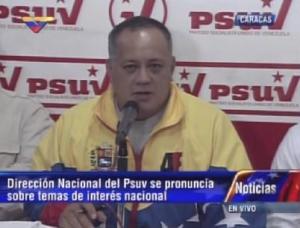 Cabello: Reitero condición a diputados opositores sino reconocen a Maduro